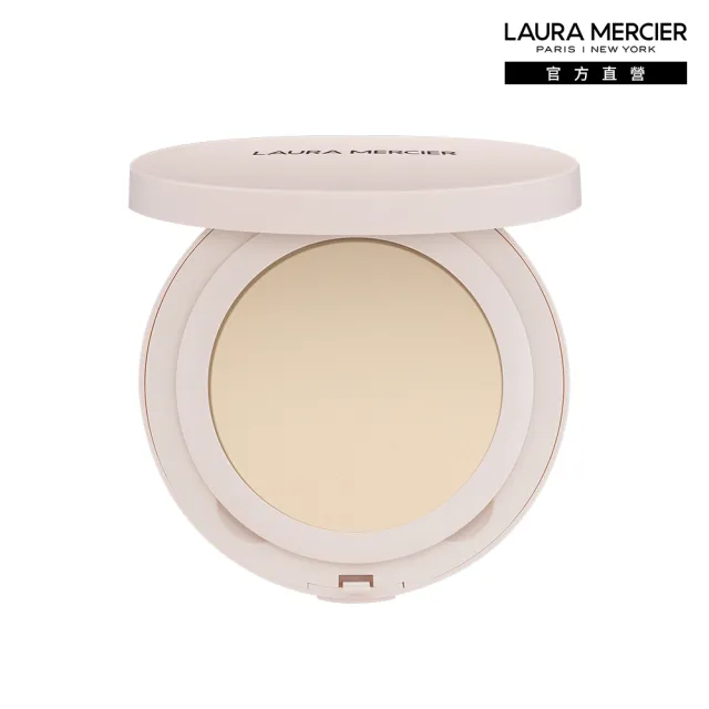 【LAURA MERCIER 蘿拉蜜思】煥顏透明柔霧蜜粉餅 6.5g(定妝蜜粉 冠軍蜜粉)