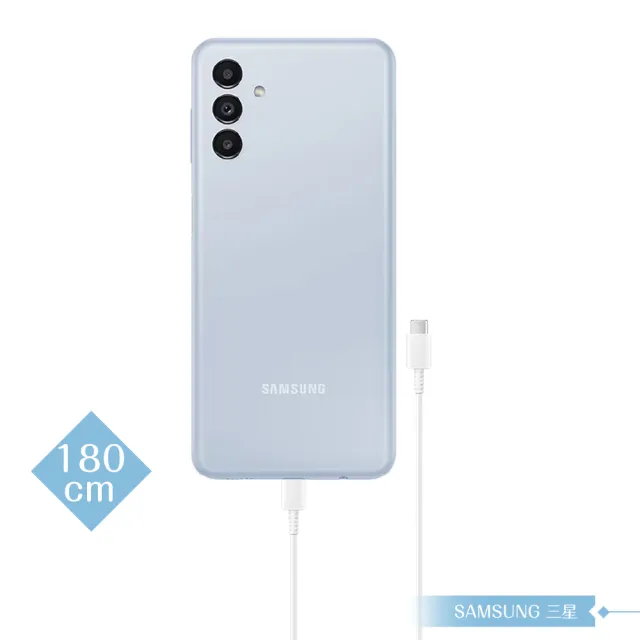 【Samsung 三星】原廠公司貨EP-DX310 3A 雙Type C傳輸線1.8m加長版(for Galaxy A)