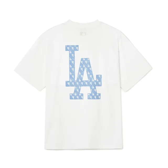 【MLB】背後大Logo短袖T恤 MONOGRAM系列 洛杉磯道奇隊(3ATSM0643-07WHS)