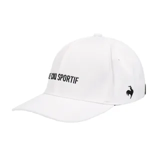 【LE COQ SPORTIF 公雞】高爾夫系列 RIJOUME系列 白色立體LOGO可調節棒球帽 QGT0J107