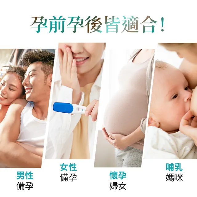 【YANNIGO 亞尼活力】義大利專利活性葉酸膠囊1瓶60顆(準備懷孕營養推薦)