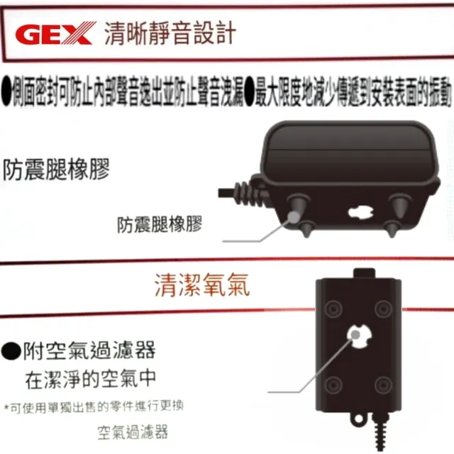 【GEX】日本五味 新型單孔打氣機 1000型 空氣幫浦打氣機/特殊密閉結構(1000SB型)