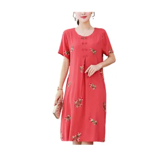 【AMIE 艾米韓系】現貨棉紗繡緹花軟棉氣質睡衣居家服(共1色)