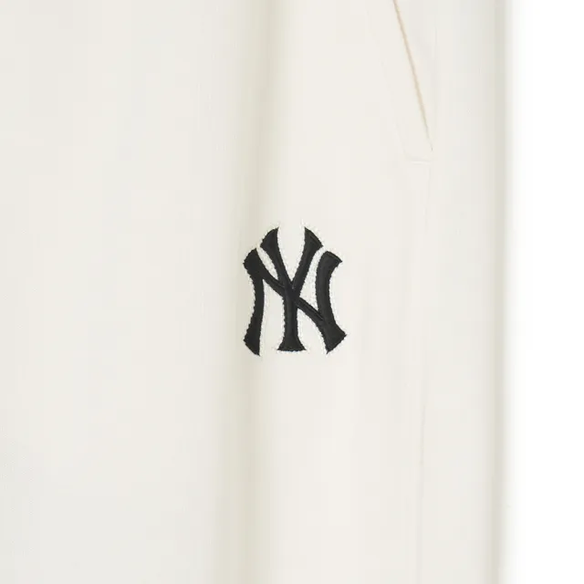 【MLB】小Logo運動褲 休閒長褲  紐約洋基隊(3APTB0841-50CRS)