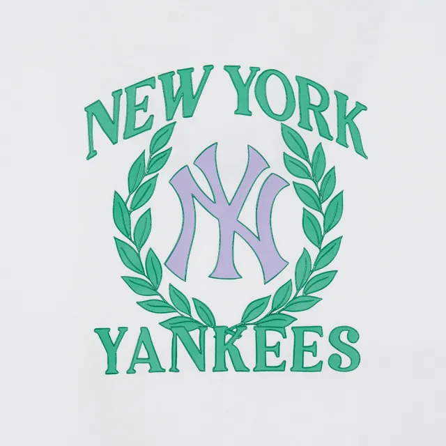 【MLB】涼感速乾短版T恤 Varsity系列 紐約洋基隊(3FTSV0443-50WHS)