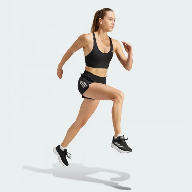 【adidas 愛迪達】短褲 女款 運動褲 OTR B SHORT 黑 IX6371