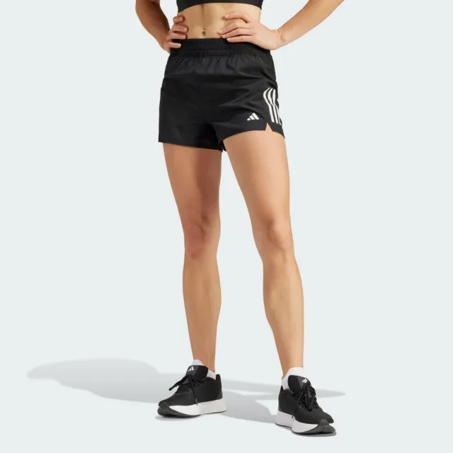 【adidas 愛迪達】短褲 女款 運動褲 OTR B SHORT 黑 IX6371