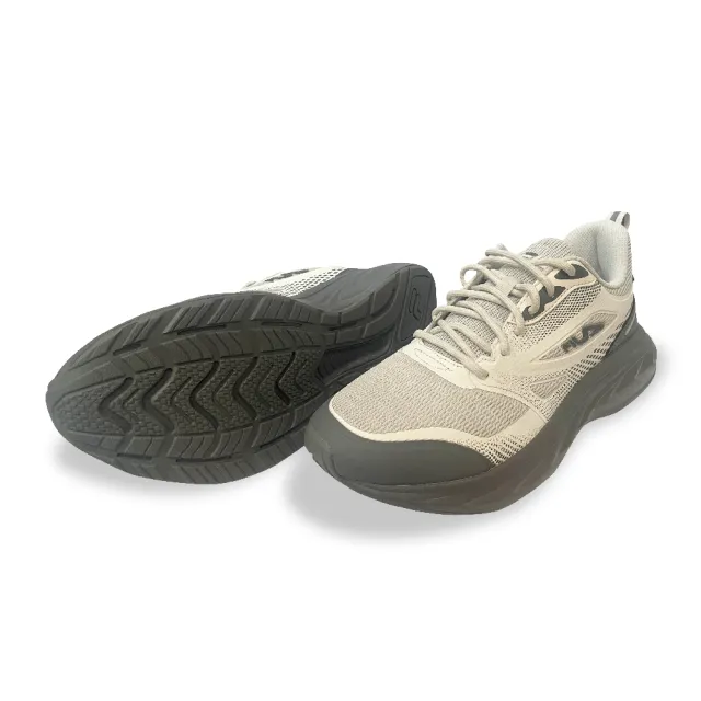 【FILA】慢跑鞋 男鞋 運動鞋 米灰 1-J307Y-144