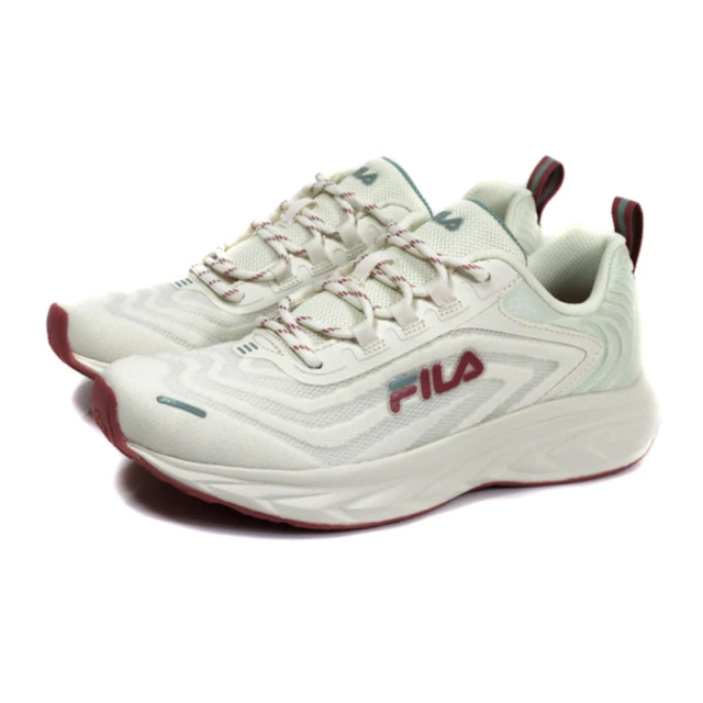 FILA 慢跑鞋 女鞋 運動鞋 緩震 白紅 5-J925X-112