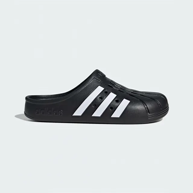 【adidas 愛迪達】拖鞋 男鞋 女鞋 運動 ADILETTE CLOG 黑 GZ5886