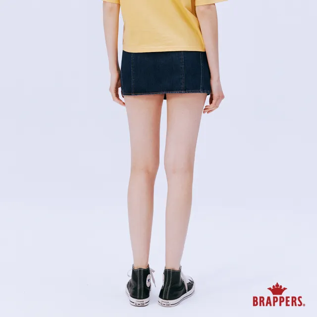【BRAPPERS】女款 Boy friend系列-全棉短裙(深藍)