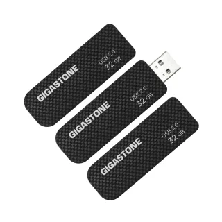 【GIGASTONE 立達】32GB USB2.0 格紋隨身碟 UD-2201 超值3入組(32G隨身碟  原廠保固五年)