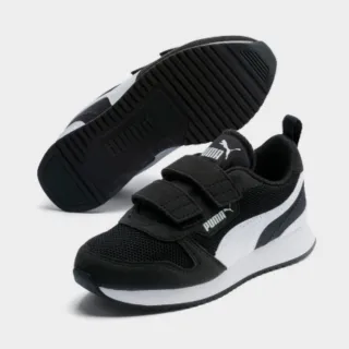 【PUMA】運動鞋 童鞋 中童 兒童 PUMA R78 V PS 黑 37361701