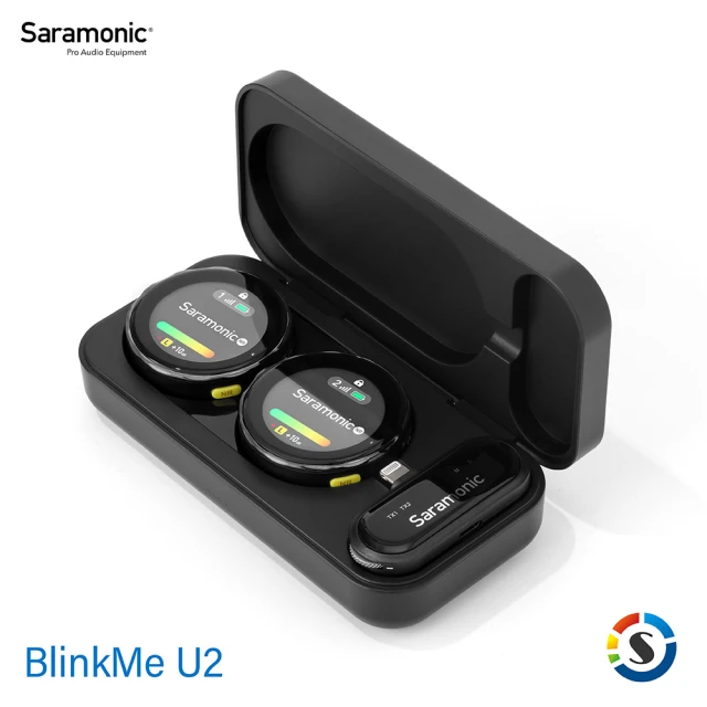 Saramonic 楓笛 BlinkMe U2（手機版）一對二2.4GHz無線麥克風系統