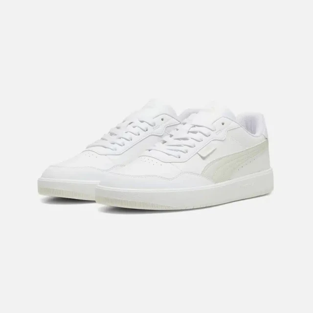 PUMA COURT ULTRA LITE 男女同款 休閒鞋 皮革 小白鞋 白卡其(38937110)