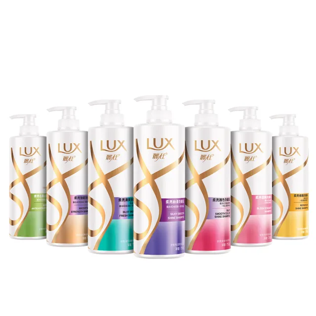 【LUX 麗仕】柔亮系列洗髮乳750ml/潤髮乳650ml x3入(多款任選)