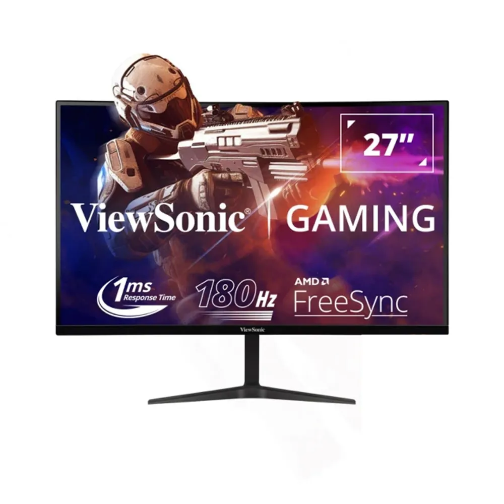 【ViewSonic 優派】VX2718-P-MHD 27型 VA 180Hz電競螢幕(內建喇叭/FreeSync/1ms)