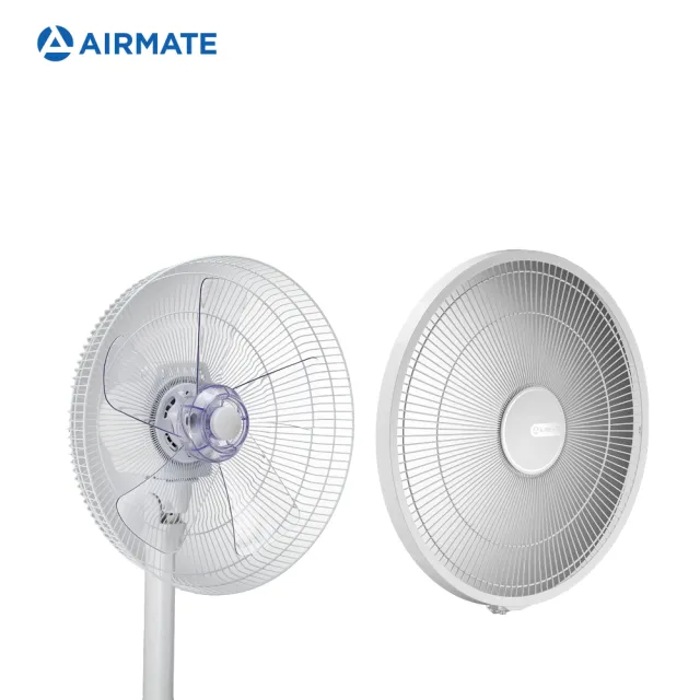 【AIRMATE 艾美特】日系美學14吋定時立地電扇(按鍵款好操作)