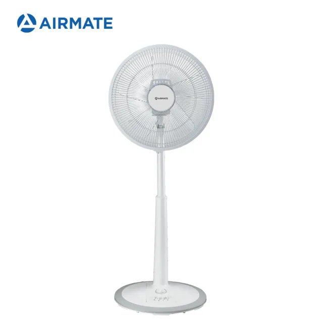 【AIRMATE 艾美特】日系美學14吋定時立地電扇(按鍵款好操作)