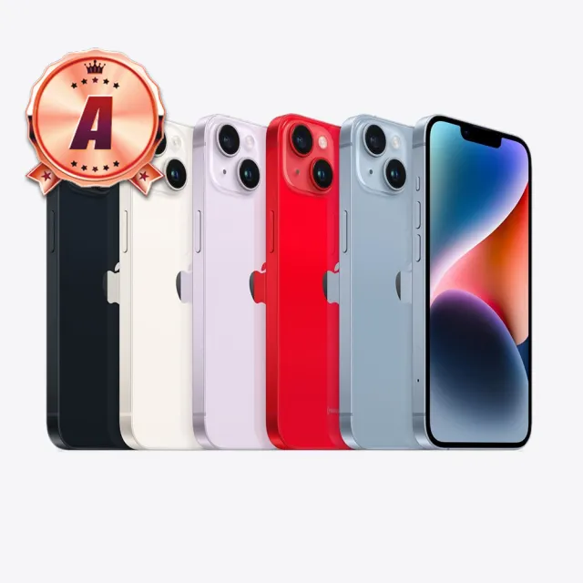 【Apple】A級福利品 iPhone 14 6.1 吋 128G(電池91% 外觀近全新 非原廠外盒)