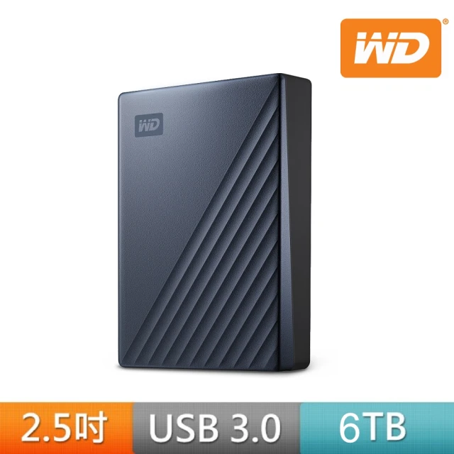 WD 威騰 WD My Passport 6TB 2.5吋行