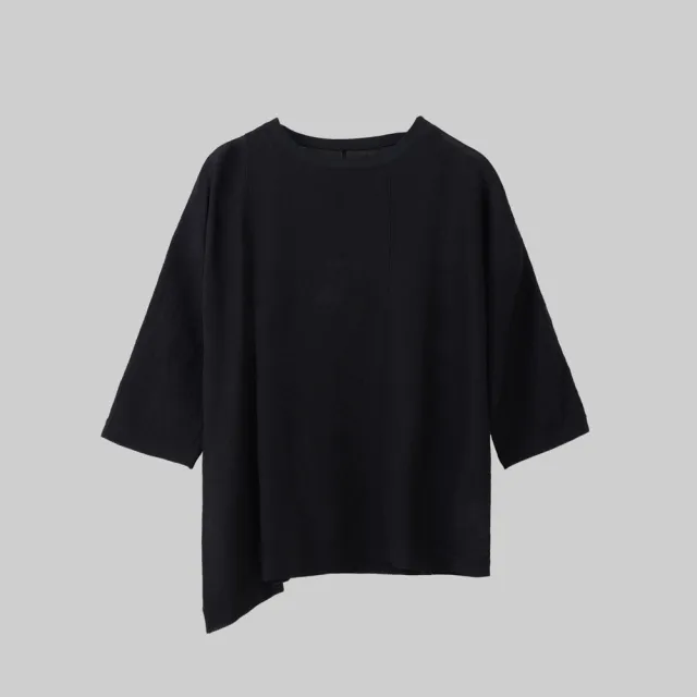 【giordano ladies】24SS_不對稱設計針織上衣(02354042)