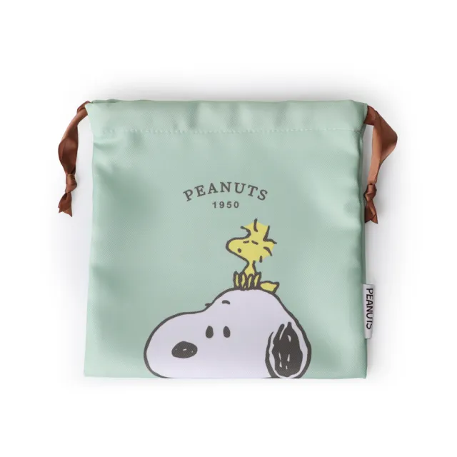 【Norns】Peanuts史努比束口袋(Snoopy隨身收納包史努比束口袋)