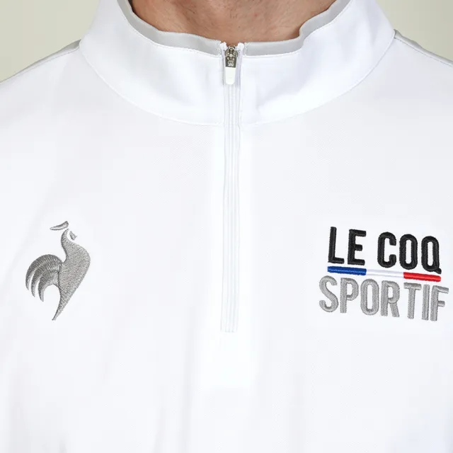 【LE COQ SPORTIF 公雞】運動TRAINING短袖立領衫 男款-3色-LWT21844