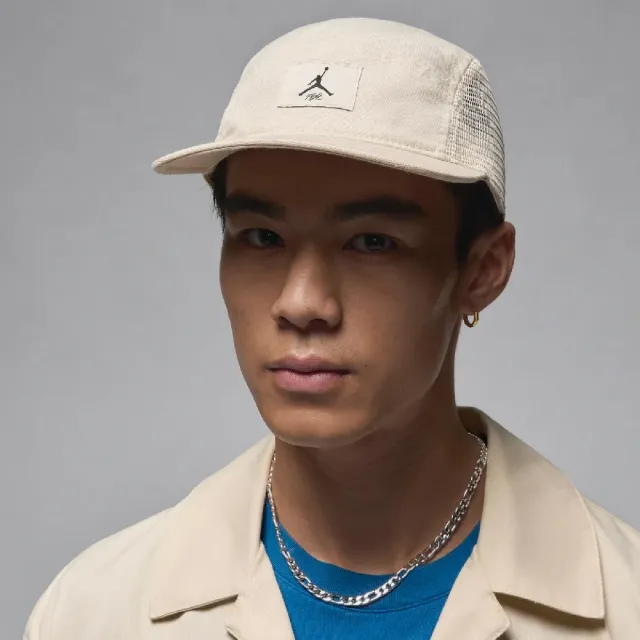 【NIKE 耐吉】帽子 棒球帽 老帽 割帽 男 女 U J FLY CAP JUMPMAN 卡其 透氣 Jordan 喬丹(FV5304203)