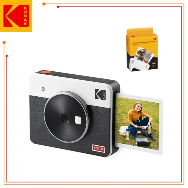 【Kodak 柯達】MINI SHOT3 C300R 拍立得方形相印機(台灣代理 東城數位 公司貨)