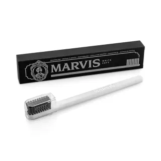 【台隆手創館】MARVIS義大利精品牙刷-極簡白(軟性毛)