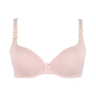 【Gennies 奇妮】哺乳內衣 絲滑裸感軟鋼圈內衣 010系列(粉 特選)