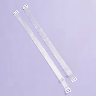 【Wacoal 華歌爾】M-L 透明內衣肩帶 隨型所搭-自由替換 KS1037CR(霧)