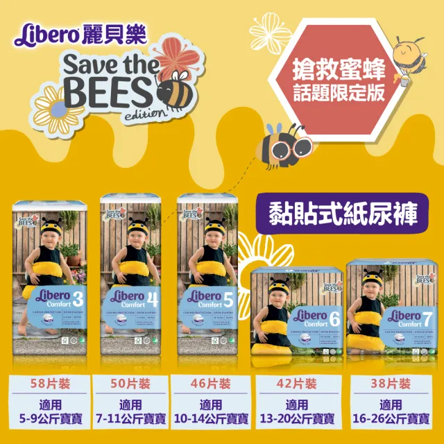 【麗貝樂】搶救蜜蜂年度限量款(5號L 包購)