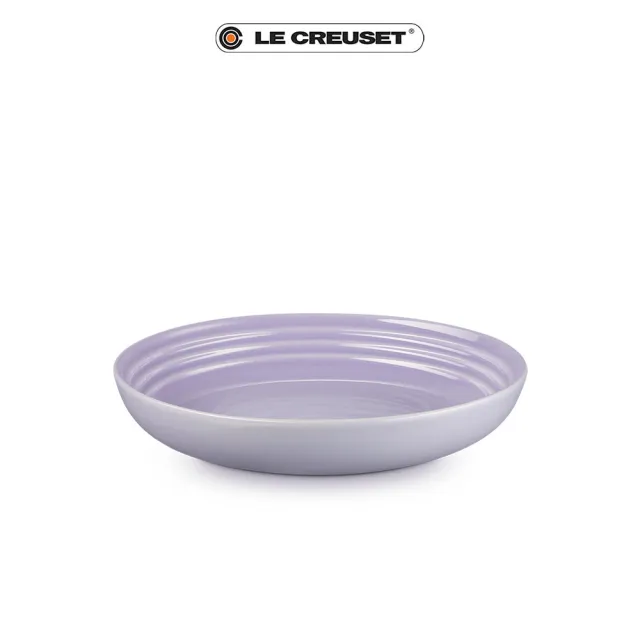 【Le Creuset】瓷器義麵盤22cm(粉彩紫)