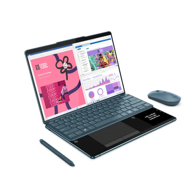 【Lenovo】13.3吋Ultra 7輕薄觸控筆電(Yoga Book 9/83FF0029TW/Ultra 7-155H/32GB/1TB/W11P/AI PC/三年保)