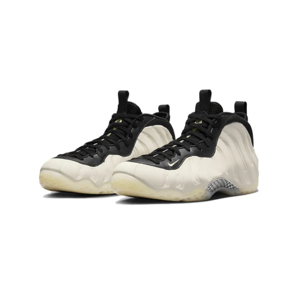 【NIKE 耐吉】Nike Air Foamposite One Light Orewood Brown 米白黑 FD5855-002(男鞋 休閒鞋)