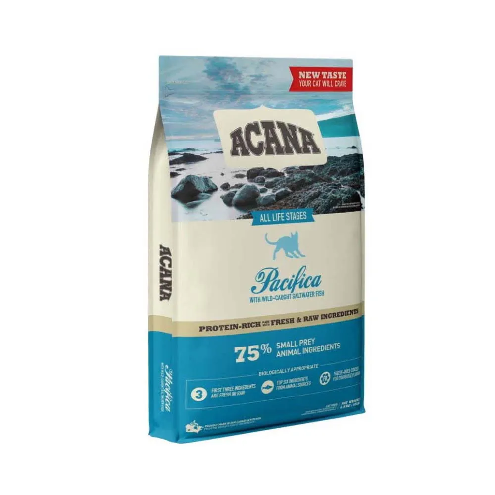 即期品【ACANA】海洋盛宴貓無穀配方-多種魚+玫瑰果全齡貓4.5kg/10lb(貓糧/貓飼料/貓乾糧)