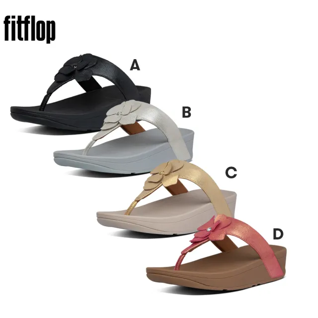 【FitFlop】舒適耐走金屬色經典LOGO夾腳涼鞋(共8款)