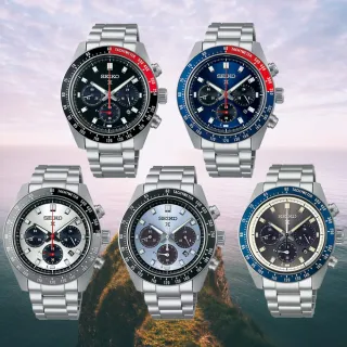 【SEIKO 精工】PROSPEX系列 熊貓2.0 SPEEDTIMER 太陽能計時腕錶 禮物 送禮 推薦(多款可選)