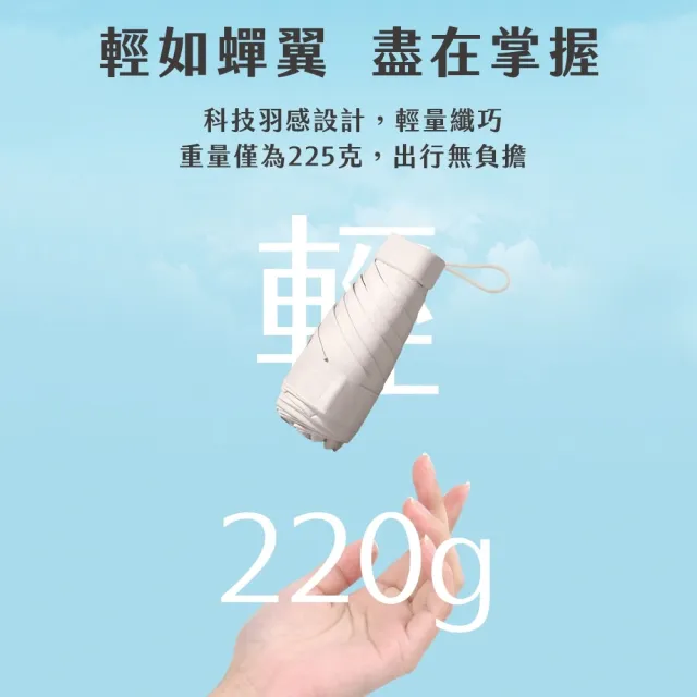 六骨五折迷你口袋傘(折疊傘 抗UV 晴雨傘 口袋傘 陽傘 雨傘 黑膠傘 防曬傘 遮陽傘)