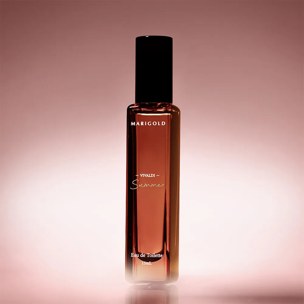 【MARIGOLD 美爾朵】VIVALDI四季精油香水 愛慕―夏之戀15mL(木質玫瑰調/女性花香/淡香水/官方直營)