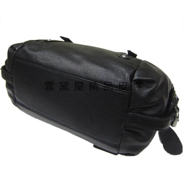 【SNOW.bagshop】雙11 水餃包中容量(主袋+外袋共三層主袋內二隔層100%進口牛皮革台灣製附長背帶