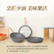 【Tefal 特福】法國製暖木岩燒系列28CM不沾鍋炒鍋(IH爐可用鍋)