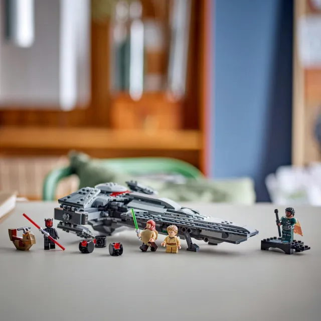 【LEGO 樂高】星際大戰系列 75383 Darth Maul’  s Sith Infiltrator(momo線上獨家 飛行裝置模型 禮物)