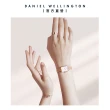 【Daniel Wellington】DW 手錶  Quadro Melrose 20x26mm麥穗式金屬編織小方錶(三色 DW00100431)