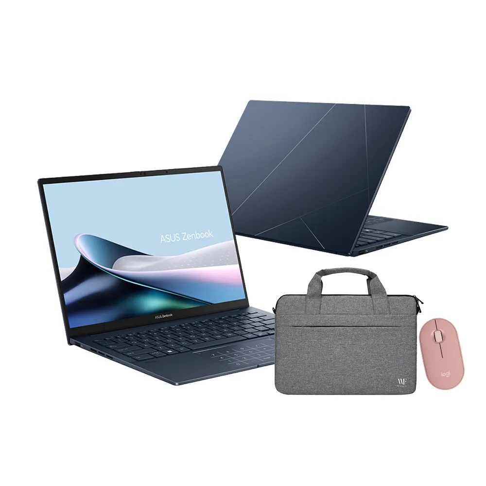 【ASUS】筆電包/滑鼠組★14吋Ultra5輕薄AI筆電(ZenBook UX3405MA/Ultra5-125H/16G/1TB SSD/W11/EVO/OLED)