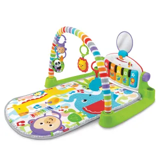 【Fisher price 費雪】可愛動物鋼琴健身器/健力架(盒損品)