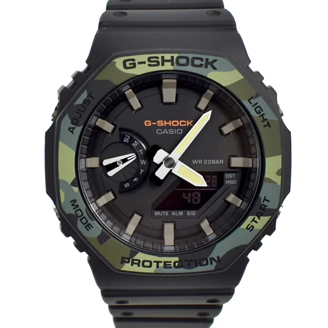 CASIO 卡西歐 G-SHOCK螢光配色雙顯錶(GA-B2