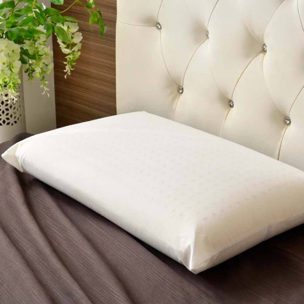 【班尼斯】麵包型天然乳膠枕頭 壹百萬馬來西亞製正品保證-附抗菌布套、手提收納袋(枕頭)